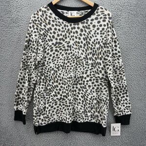 Lola Grace Shirt Women's‎ Small Animal Print Long Sleeve Top Round Neck NWT